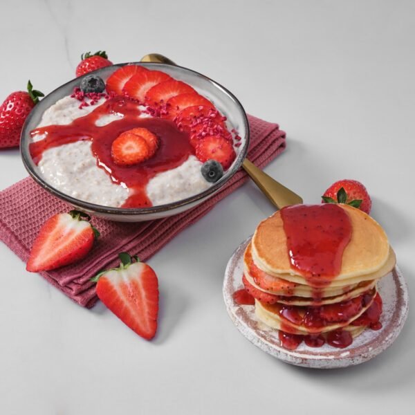 v1526051_prozis_indulgent-strawberry-topping-300-g_9 Nappage Indulgent - Fraise 300 g