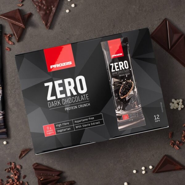 Chocolat Noir Zero - Protein Crunch - 12 barres